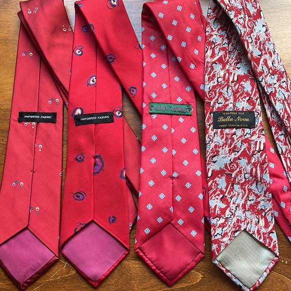 Lot of 28 Vintage Neckties Silk Variety Stripes Patterns Abstract 80s 90s Bundle - Picture 6 of 12